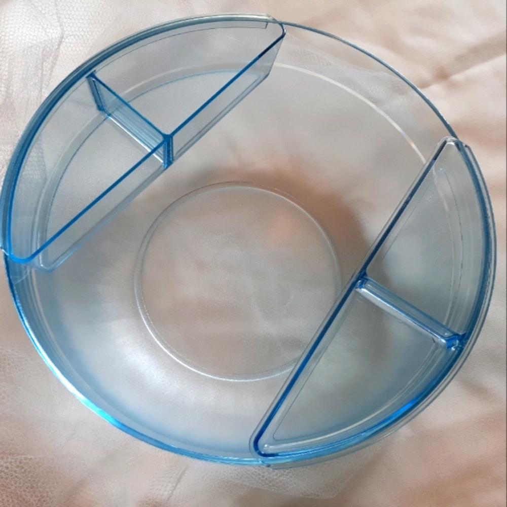 Tupperware Vintage Preludio Party/Salad/Punch Bowl and Covered Dip Conta…